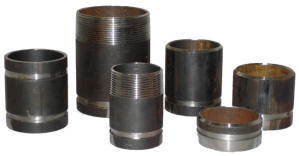 Ductilic GROOVED END FITTINGS, 90o Elbow, 45o Elbow, 22 o Elbow, Tee, Reducing Tee, Thread Branched Tee, Grooved Branched Tee, Reducer -  Concentric & Eccentric, Grooved Cap, Adapter Nipples (steel pipe), Housing are made of Ductile Iron conforming to ASTM A536, Gr. 65-45-12 or  Stainless steel (304L & 316L)., Available in sizes 1 through 12 diameters, Fittings are painted orange or red, or as an option can be supplied hot dipped zinc galvanization & coated with rust inhibiting paint. Other coatings by special request are available, Products are listed, approved and or certified by UL and FM.